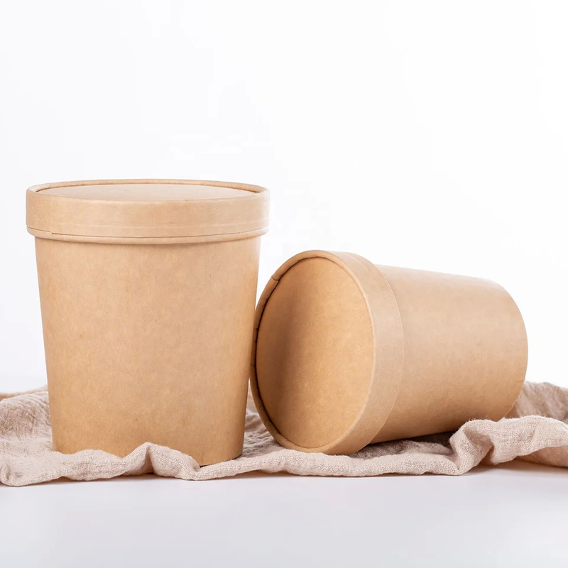 32 Oz Cartone di carta per cibo caldo o freddo