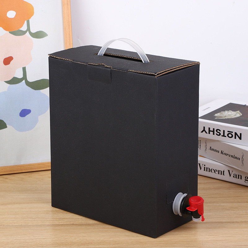 48oz Disposable Coffee Dispensers with Handle Cold Hot Drink Dispenser Box for Party, Catering, Office, Take Out