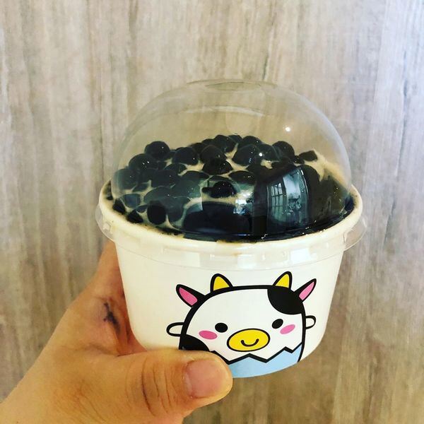 Coppe di gelato usa e getta con coperchio Contenitori di post-pasto surgelati stampati in PP / carta su misura per gelato, yogurt e takeawayCuppe di gelato usa e getta con coperchio