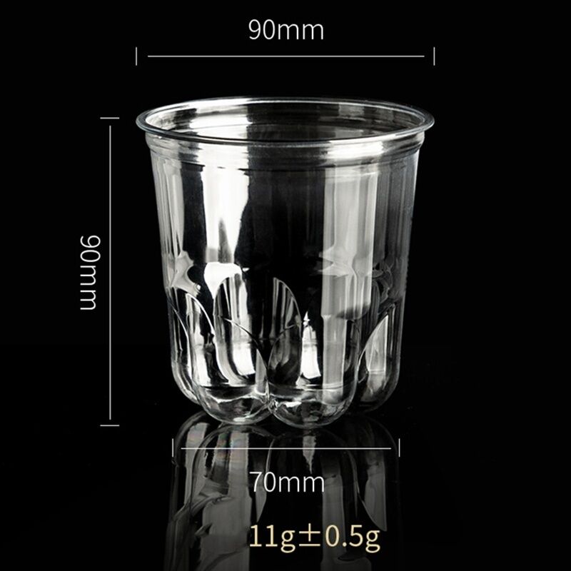 Tazza usa e getta per caffè a forma di zampa di gatto, carina e creativa, con coperchio, trasparente, alta bellezza, per bevande fredde e tè al latte