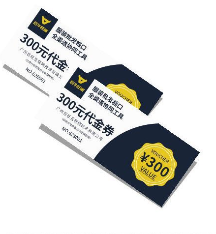 Carta per biglietti personalizzata a ventaglio / a Z con ologramma e design stampato a caldo, voucher di sicurezza stampati in offset, coupon perforati, voucher promozionali