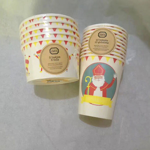 Fino a 8 colori Volume completo 180-700 ml Coppa di carta di gelato con tecnologia avanzata