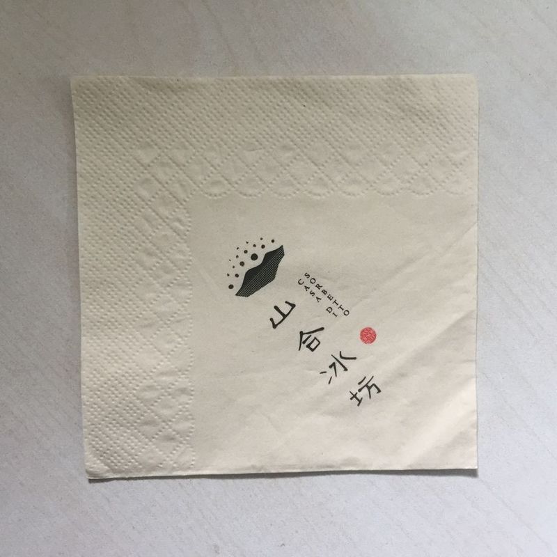 100% biodegradabile carta tissuta a due pieghe a singolo uso / piccoli asciugamani di carta tissuta 33cm x 33cm